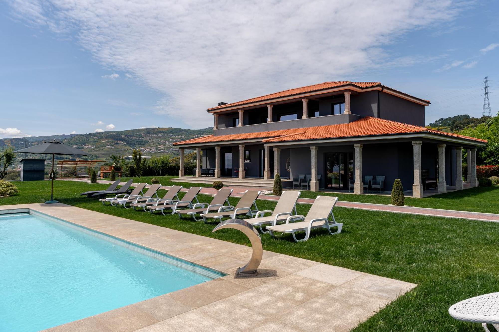 Spacious Villa Pool & Douro View By Host Wise Santa Marinha do Zêzere Dış mekan fotoğraf